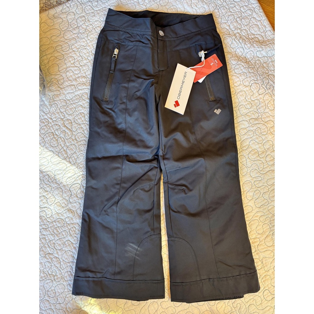 Obermeyer Girls Brooke Black Ski Snow Pants Size XS (6/7)